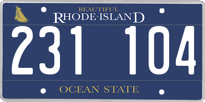 RI license plate 231104