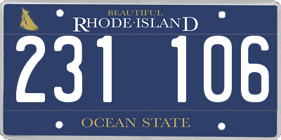 RI license plate 231106