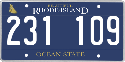 RI license plate 231109