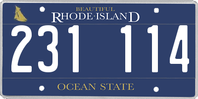 RI license plate 231114
