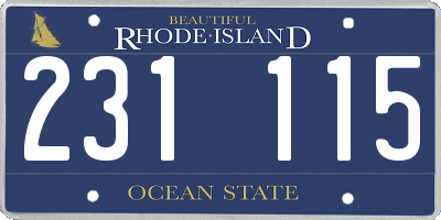 RI license plate 231115