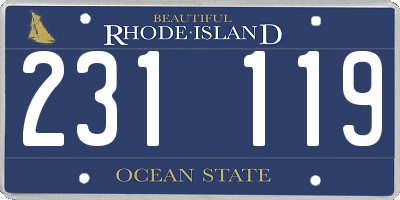 RI license plate 231119