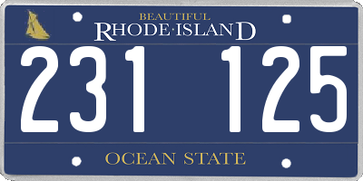 RI license plate 231125
