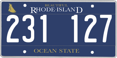 RI license plate 231127