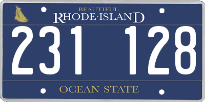 RI license plate 231128