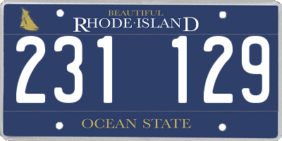 RI license plate 231129