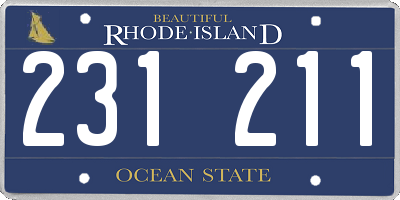 RI license plate 231211