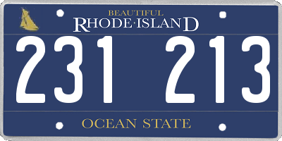 RI license plate 231213