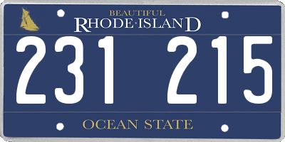 RI license plate 231215
