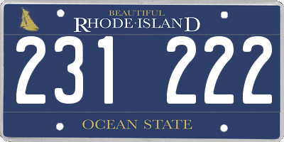 RI license plate 231222