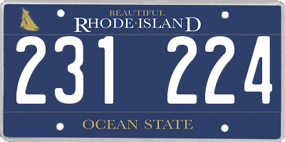RI license plate 231224