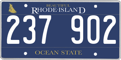 RI license plate 237902
