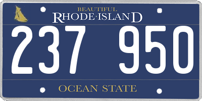 RI license plate 237950