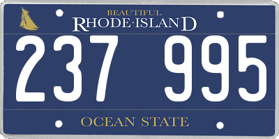 RI license plate 237995