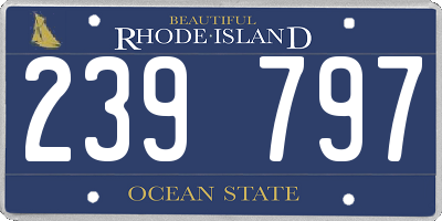 RI license plate 239797