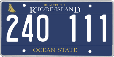 RI license plate 240111