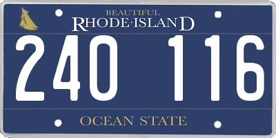 RI license plate 240116