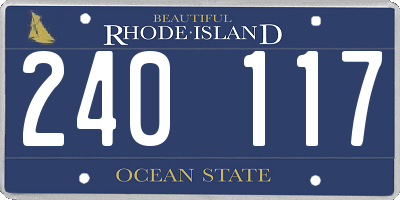 RI license plate 240117