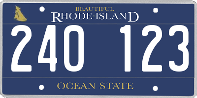 RI license plate 240123