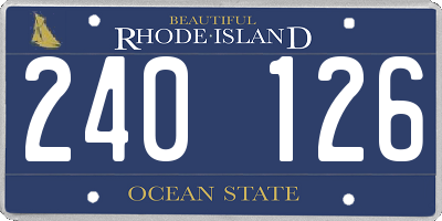 RI license plate 240126