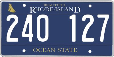RI license plate 240127
