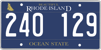 RI license plate 240129