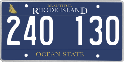 RI license plate 240130