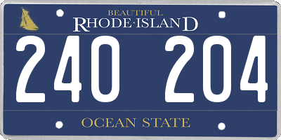 RI license plate 240204