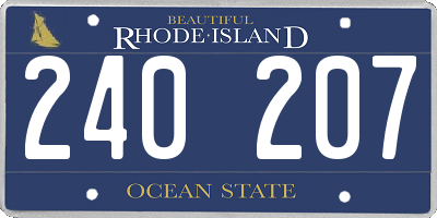 RI license plate 240207