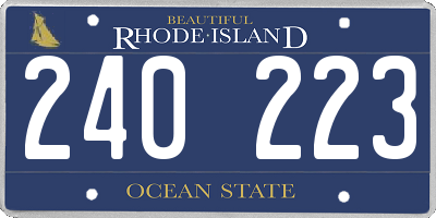 RI license plate 240223