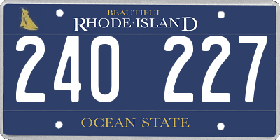 RI license plate 240227