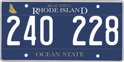 RI license plate 240228