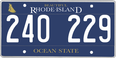 RI license plate 240229