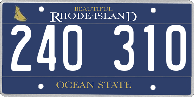RI license plate 240310