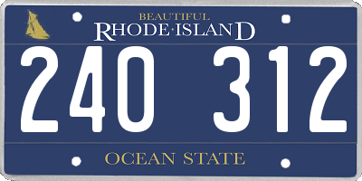 RI license plate 240312