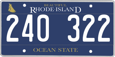 RI license plate 240322