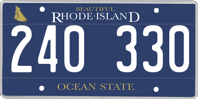 RI license plate 240330