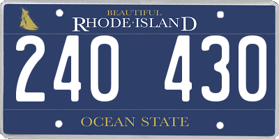 RI license plate 240430