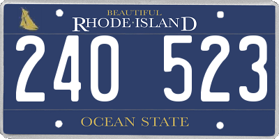 RI license plate 240523