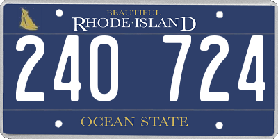 RI license plate 240724