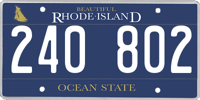 RI license plate 240802