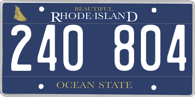 RI license plate 240804