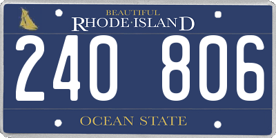 RI license plate 240806