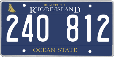 RI license plate 240812