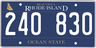 RI license plate 240830