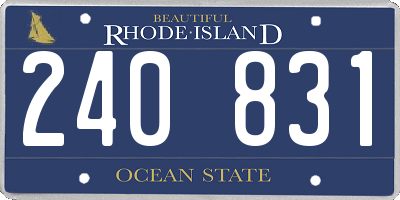 RI license plate 240831