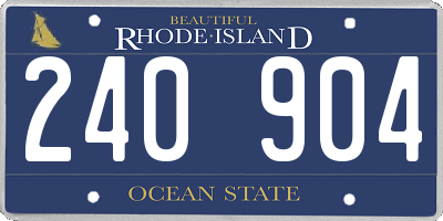 RI license plate 240904