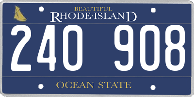 RI license plate 240908