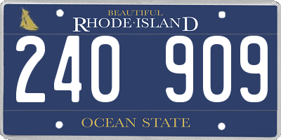 RI license plate 240909