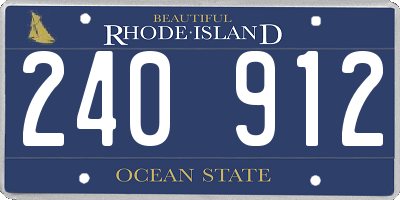 RI license plate 240912